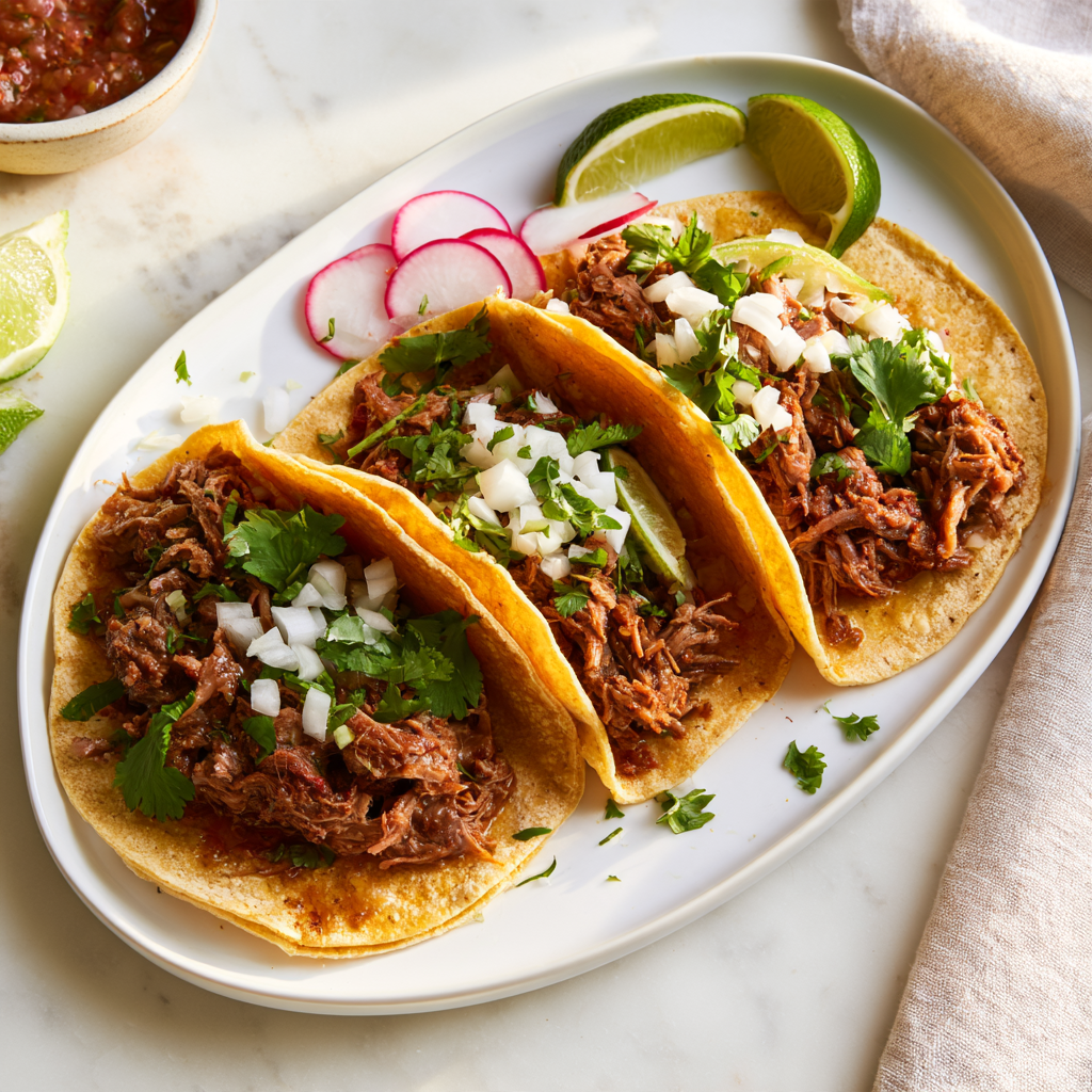 Beef Barbacoa Slow Cooker Recipe-tacos