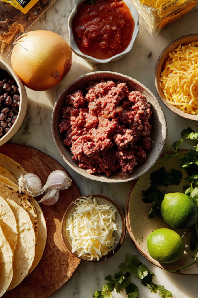 Beef Enchiladas With Red Sauce-ingredients