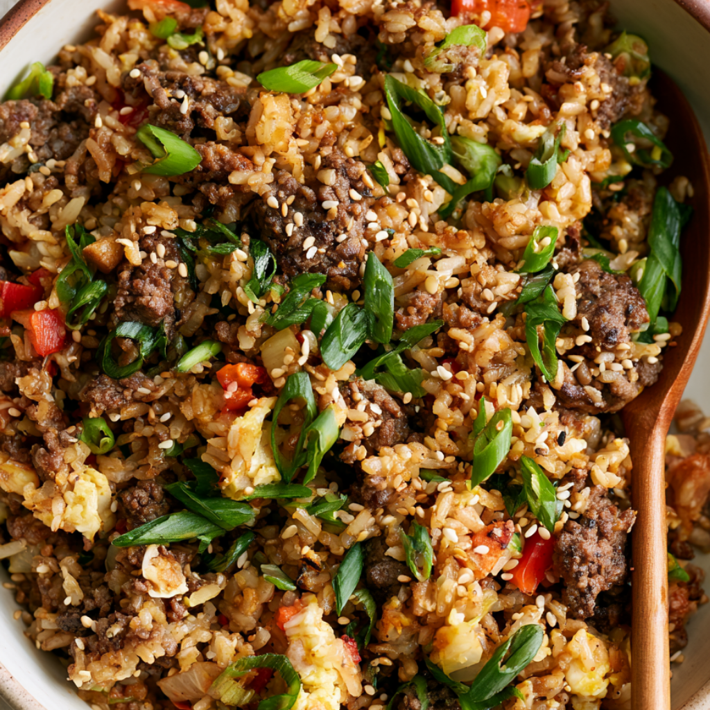 Beef Fried Rice-Family Dinner