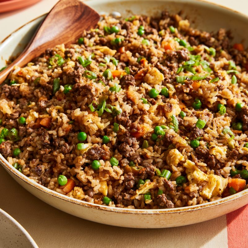 Beef Fried Rice-one pan