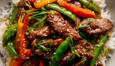 Beef Stir Fry with Homemade Stir Fry Sauce-Served
