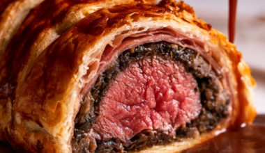 Beef Wellington — Individual Portions-closeup