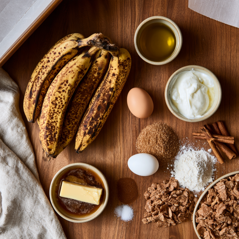 Best Ever Cinnamon Banana Bread-ingredients