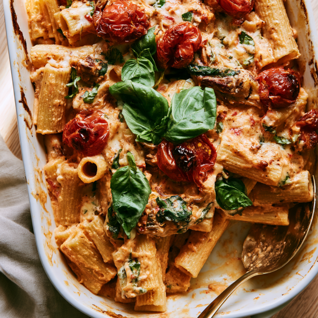 Boursin Cheese Pasta-closeup