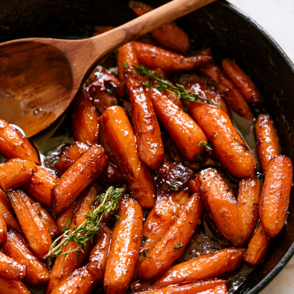 Brandy Glazed Carrots Recipe-coated