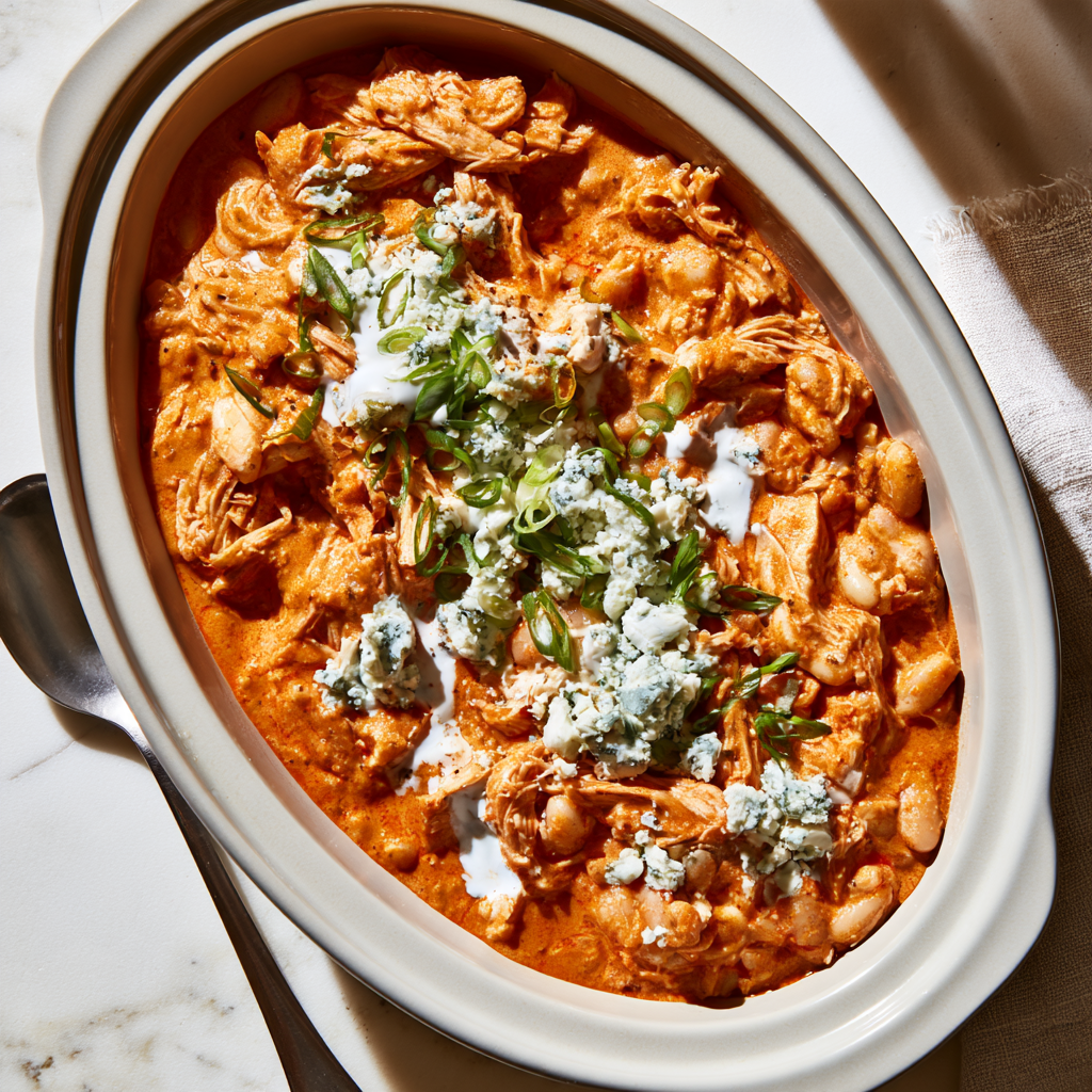 Buffalo Chicken Chili Crockpot Recipe