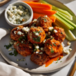 Buffalo Chicken Meatballs-closeup