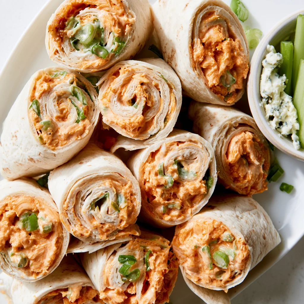 Buffalo Chicken Pinwheels