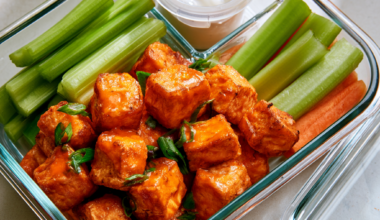 Buffalo Tofu Recipe-lunch box