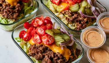 Burger Bowl Meal Prep