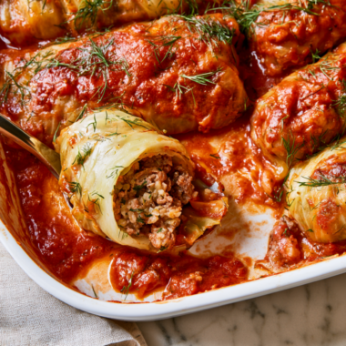 Cabbage Rolls with ground beef
