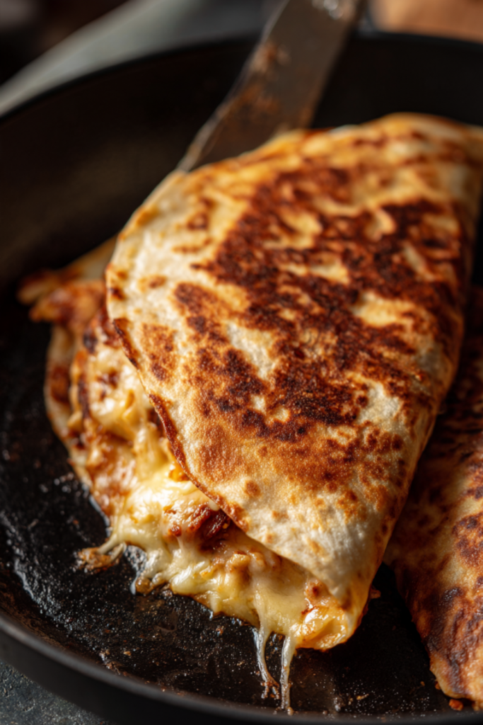 crispy Cheesy Garlic Chicken Wraps
