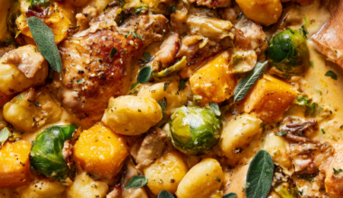 Chicken & Gnocchi with Fall Veggies