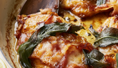 Chicken Saltimbocca with Sage and Prosciutto-one pan