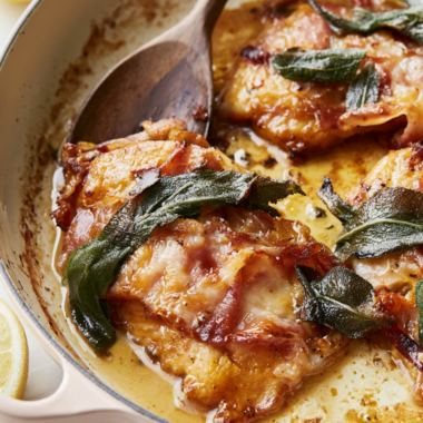 Chicken Saltimbocca with Sage and Prosciutto-one pan