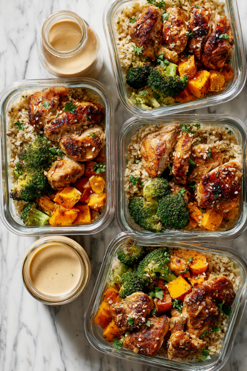 Chicken Sweet Potato Bowl-meal prep