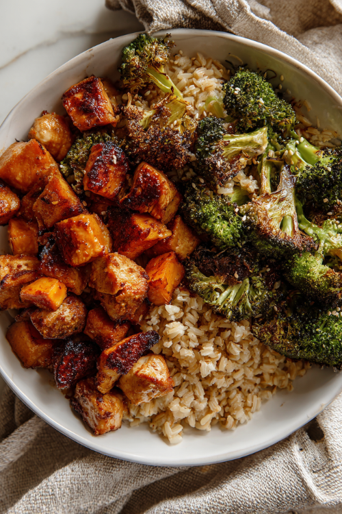 Chicken Sweet Potato Bowl