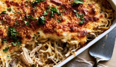 Chicken Tetrazzini-closeup