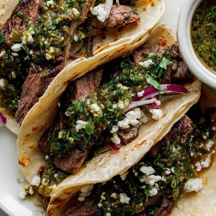Chimichurri Steak Tacos