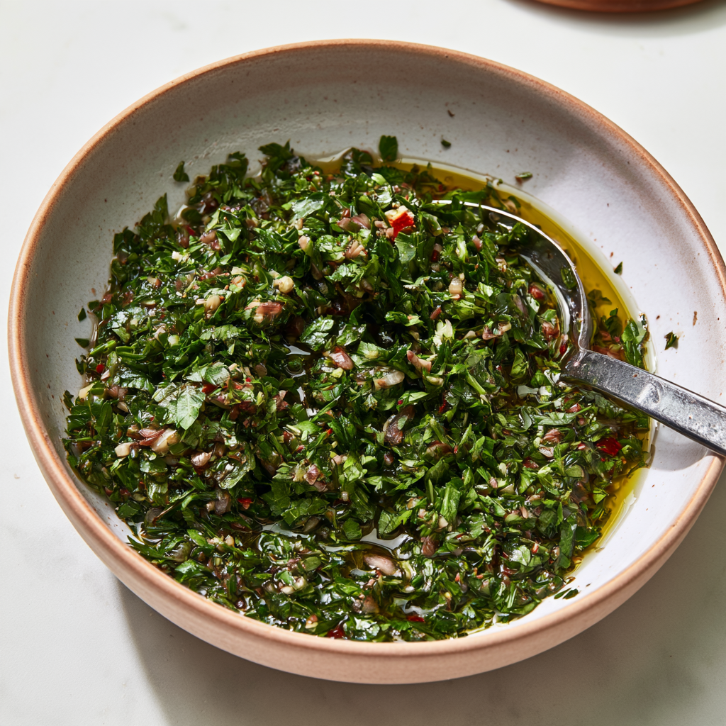 Chimichurri Steak Tacos-Chimichurri Sauce