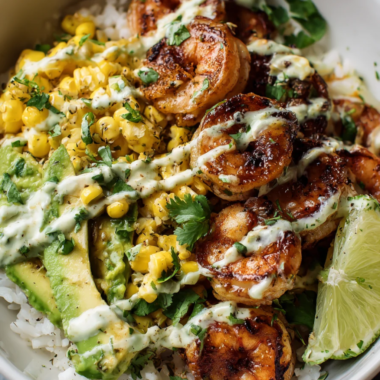Chipotle Lime Shrimp Bowls