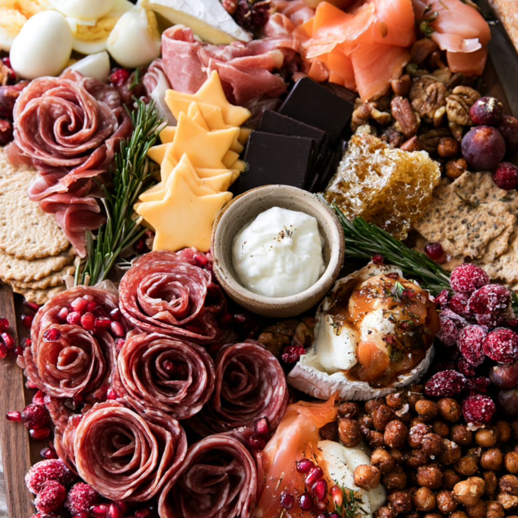 Christmas Charcuterie Board Recipe-festive