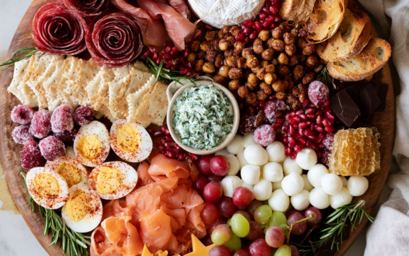Christmas Charcuterie Board Recipe-holidays