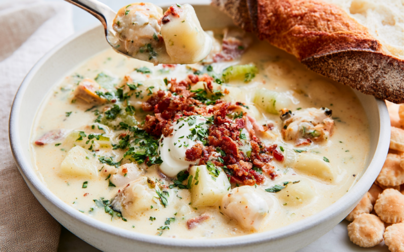 Clam Chowder Recipe-bowl