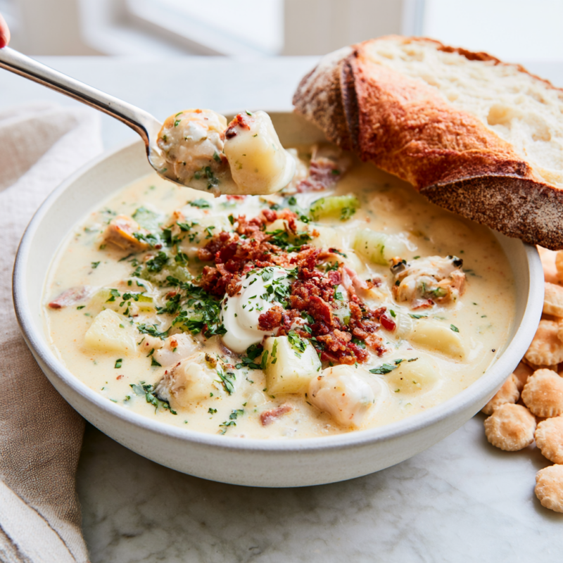 Clam Chowder Recipe-bowl