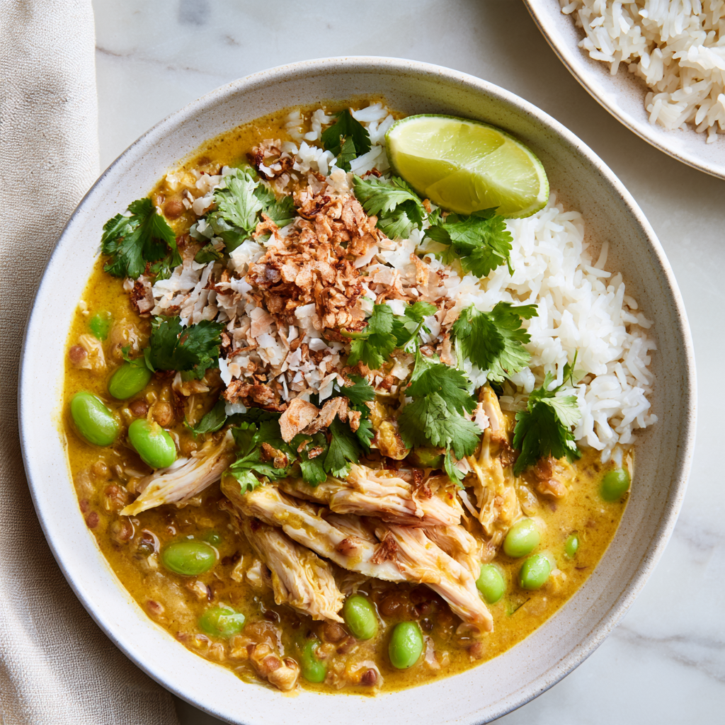 Coconut Curry Chicken Crockpot Recipe