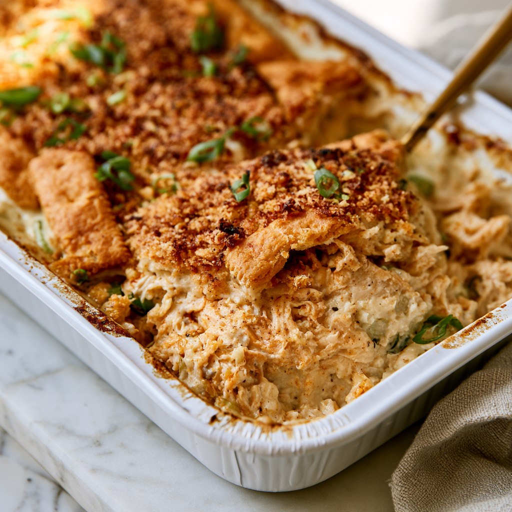 Million Dollar Chicken Breast Casserole-foil pan