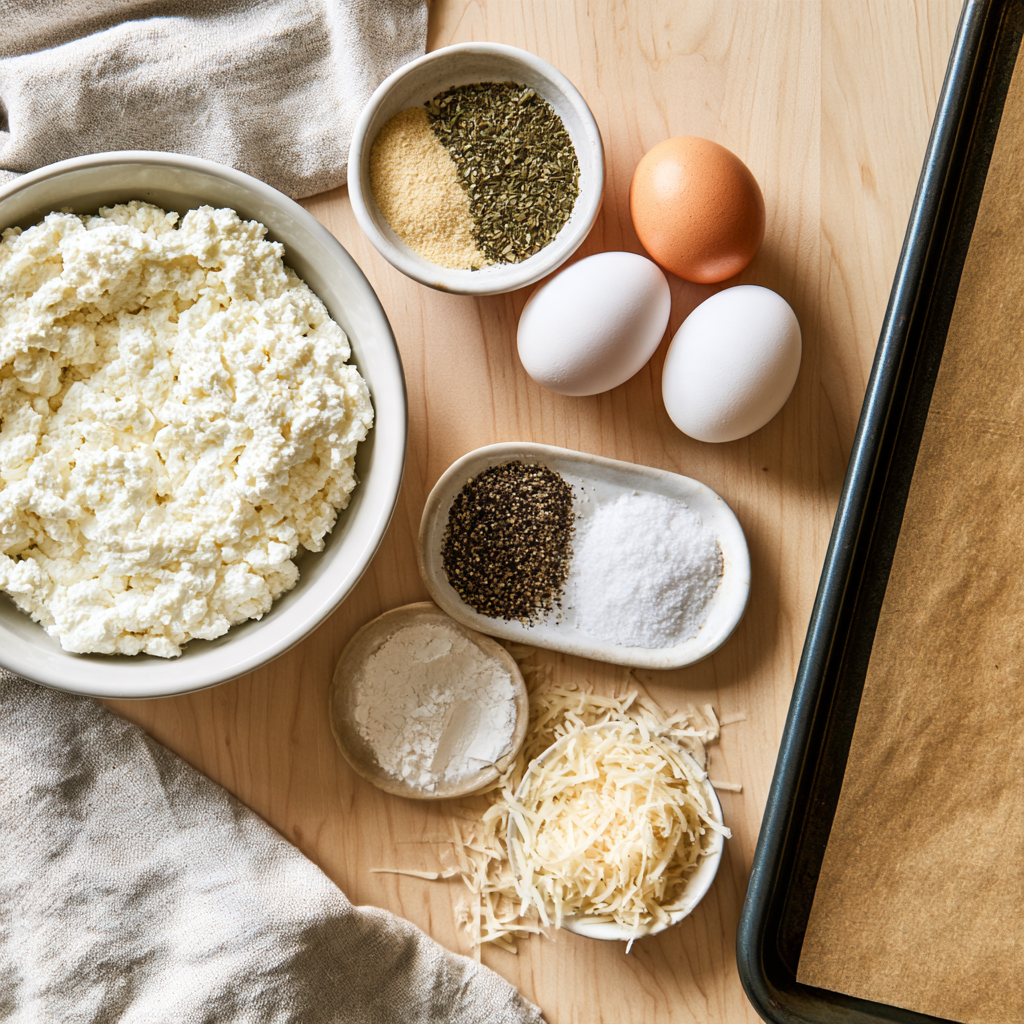 Cottage Cheese Flatbread-ingredients