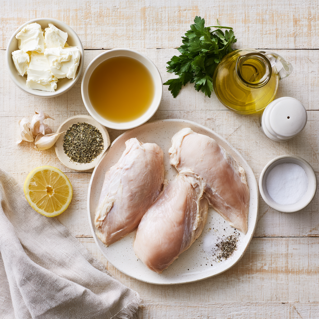 Cream Cheese Chicken-ingredients