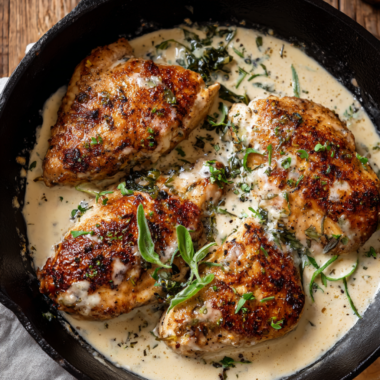 Cream Cheese Chicken - skillet