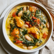 Creamy Butternut Squash Vegetable Soup-top view
