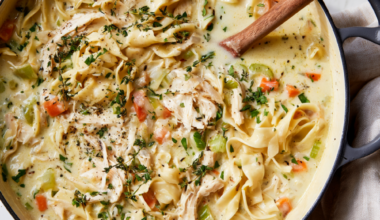 Creamy Chicken Noodle Soup Recipe