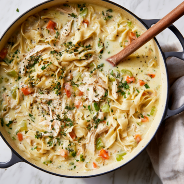 Creamy Chicken Noodle Soup Recipe