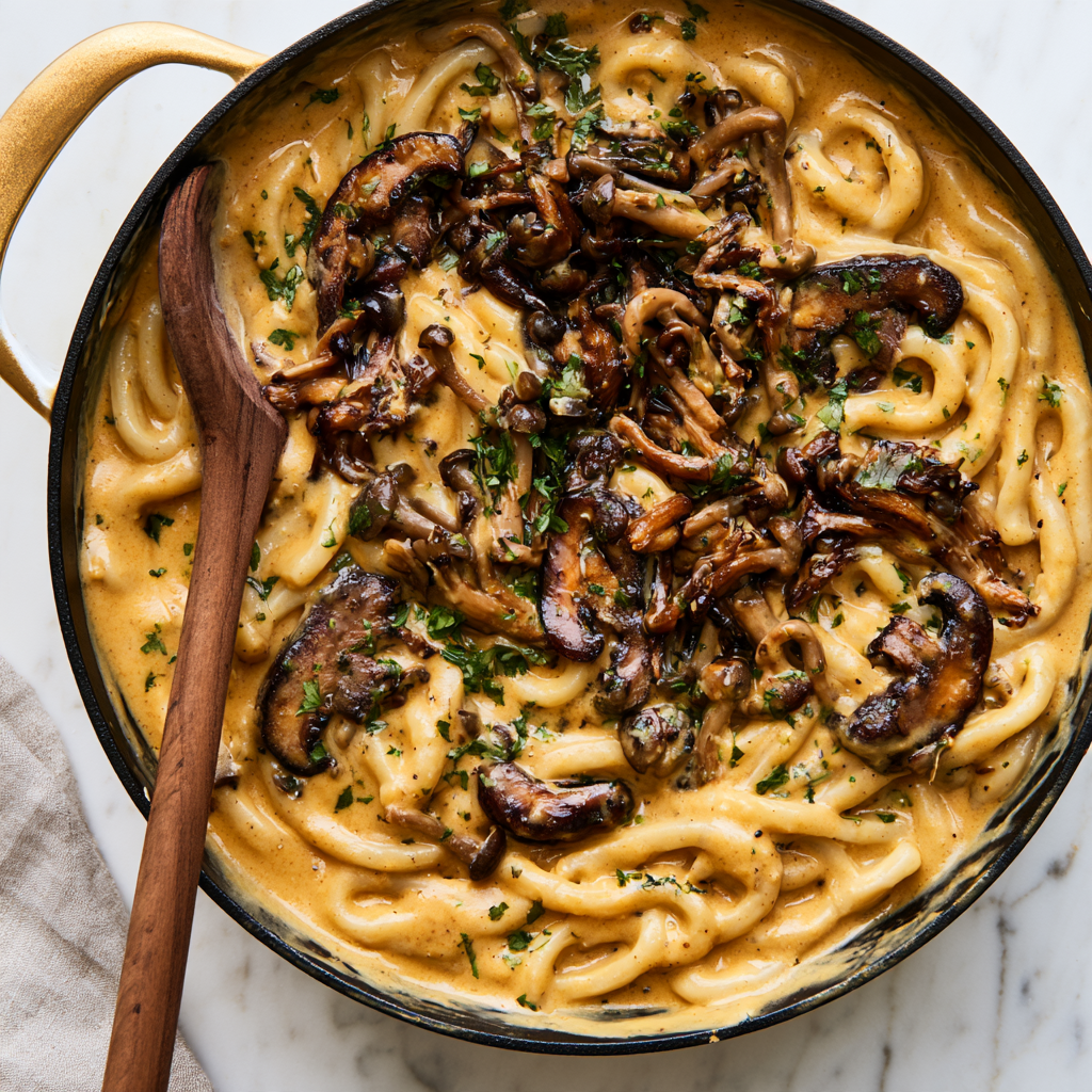 Creamy Miso Udon Noodle Recipe