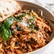 Creamy Tomato Ground Beef Orzo-served