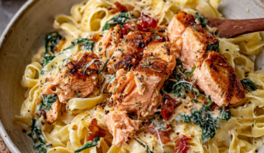 Creamy Tuscan Salmon Pasta