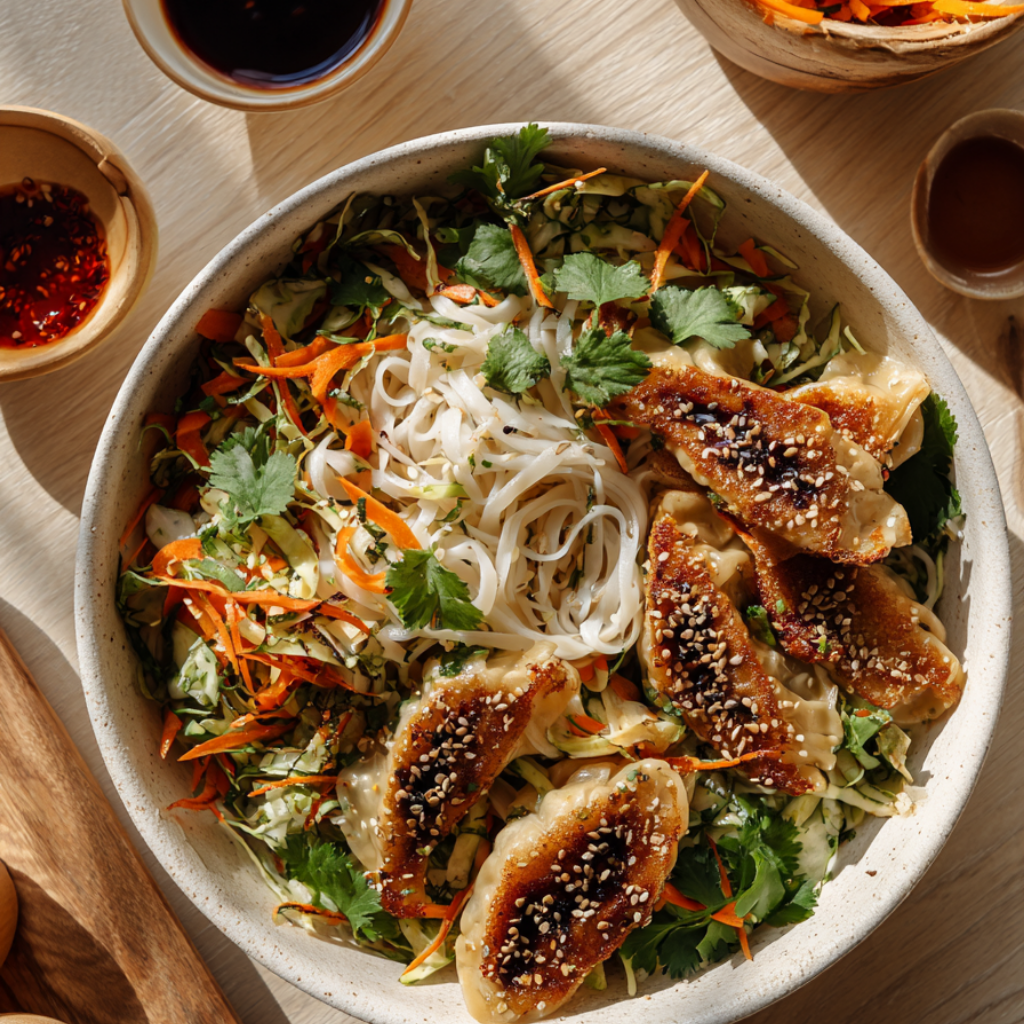 Crispy Potsticker Noodle Bowl