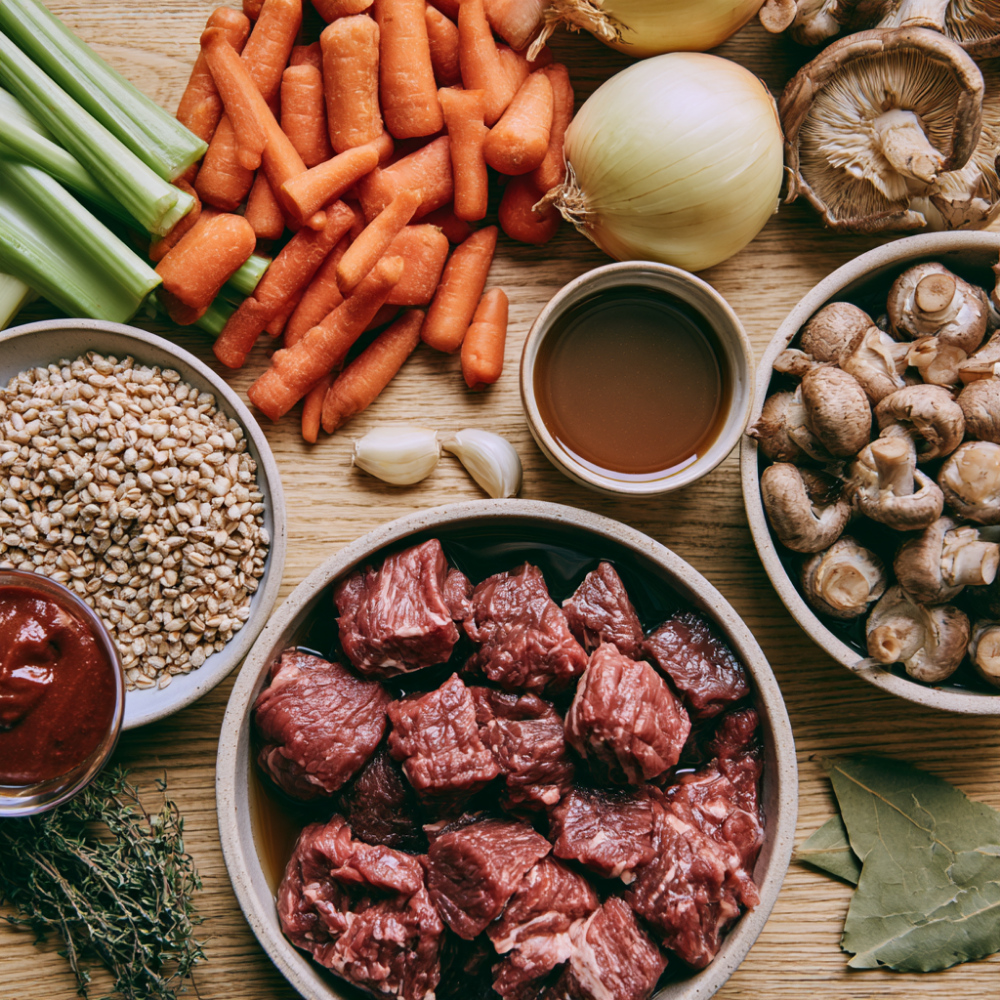 Crockpot Beef Barley Soup-ingredients