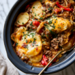 Crockpot Cheesesteak Potato Casserole Recipe