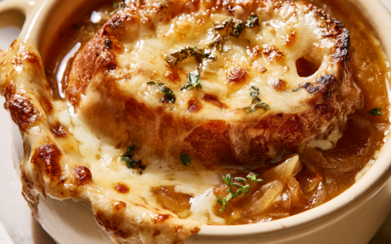 Crockpot French Onion Soup-bowl