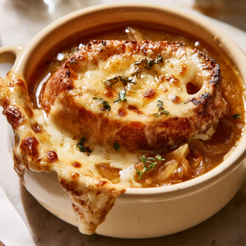 Crockpot French Onion Soup-bowl