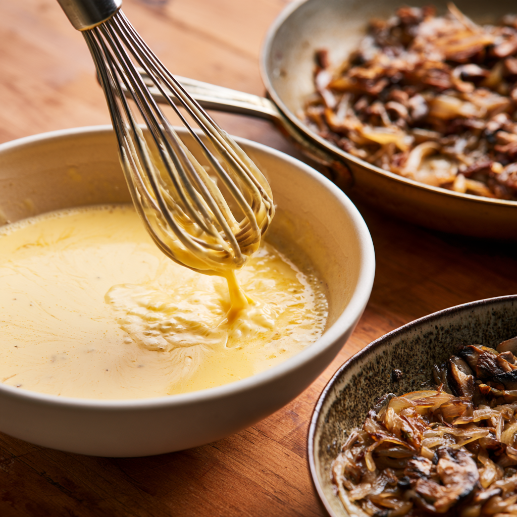 Crockpot Hashbrown Casserole -process