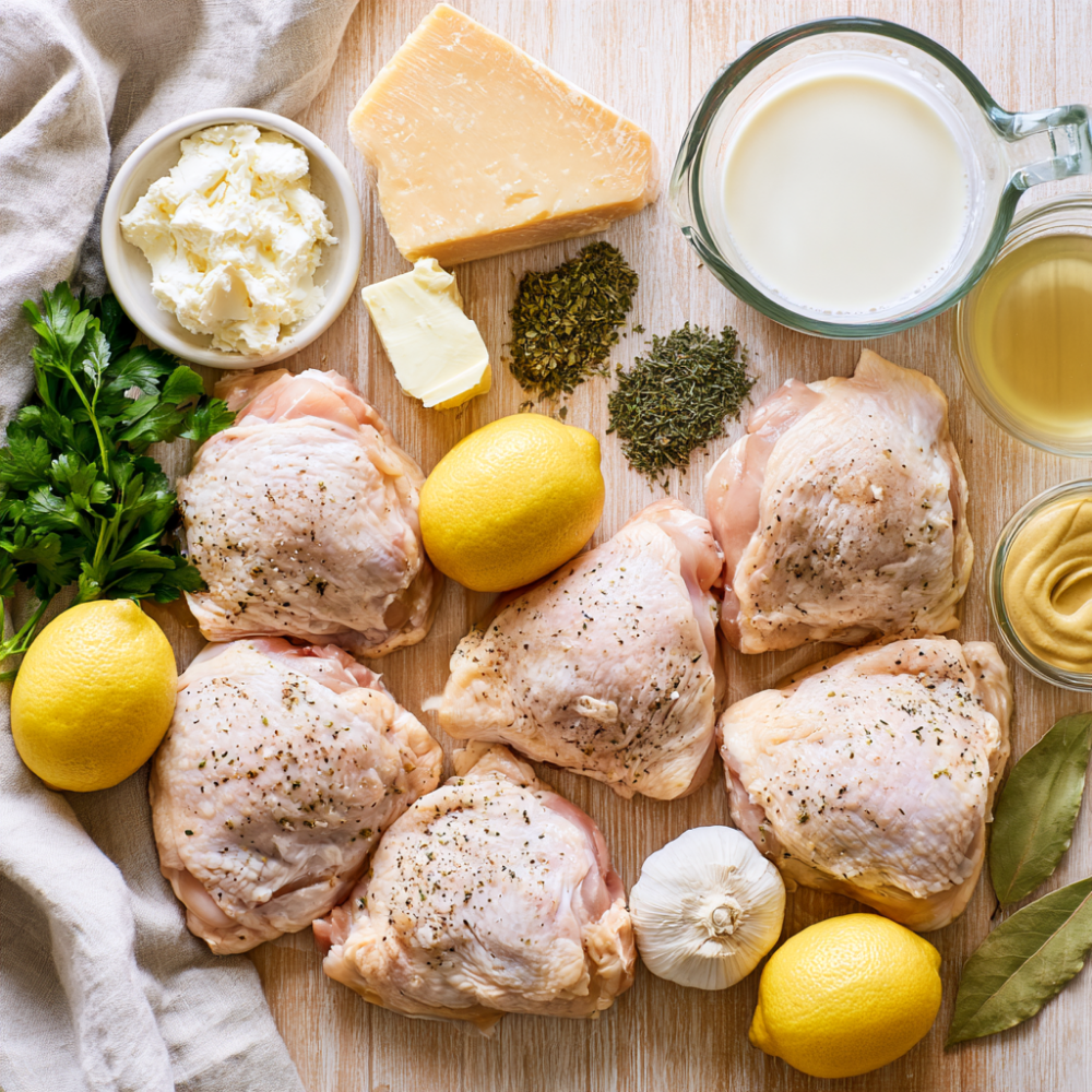 Crockpot Lemon Chicken-Ingredients