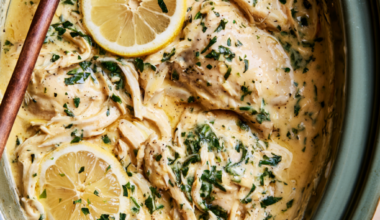 Crockpot Lemon Chicken-Slow Cooker