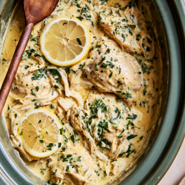 Crockpot Lemon Chicken-Slow Cooker