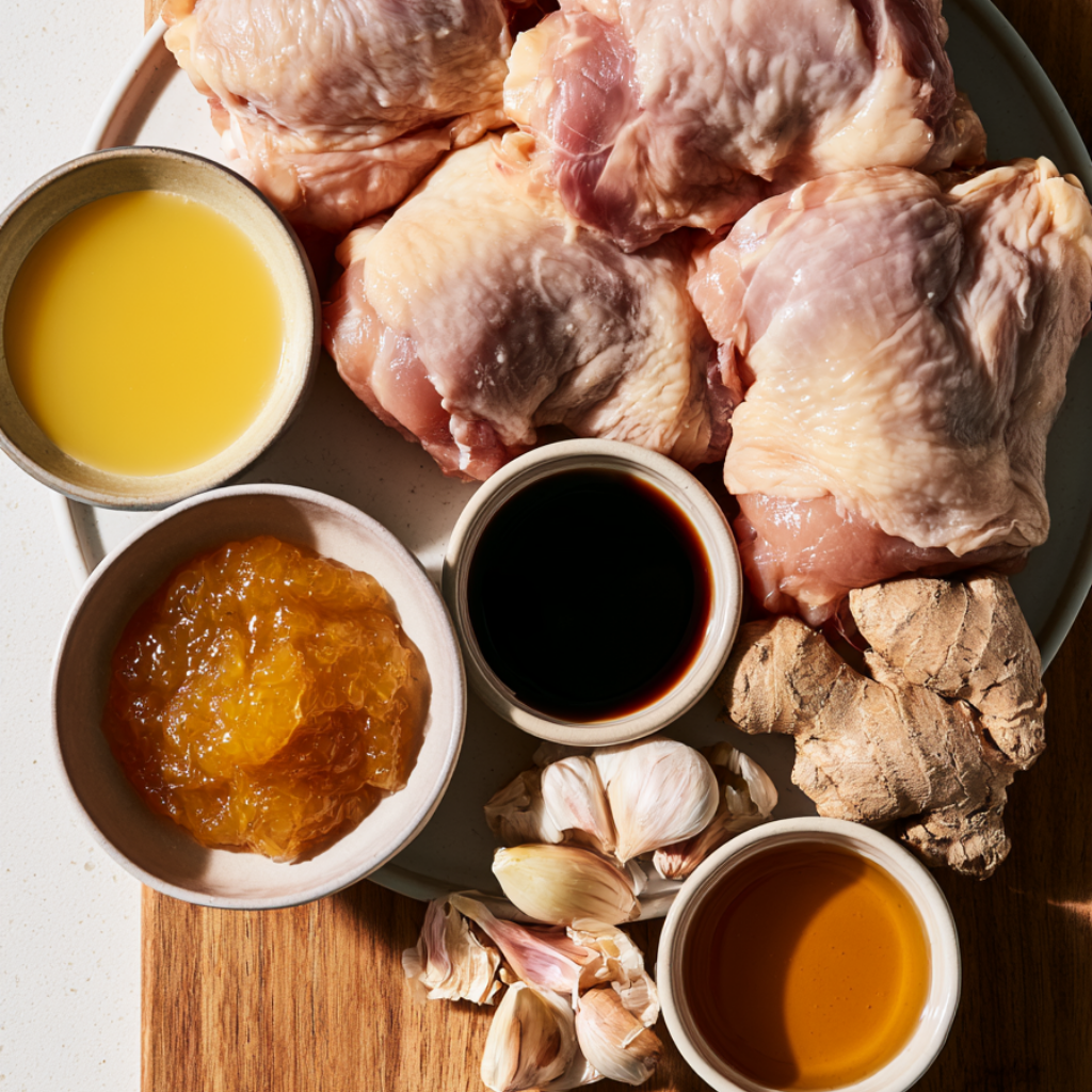 Crockpot Orange Chicken -ingredients